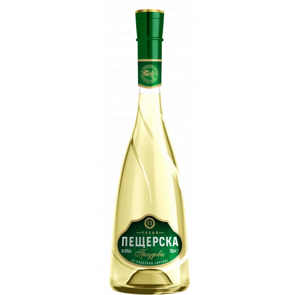 Flasche Peshterska Grozdova Rakia 0,7l , bulgarischer Trauben Rakija mit 40 % Alkohol, 700 ml