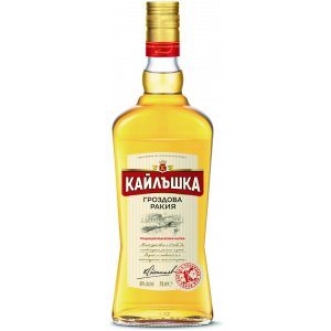 Flasche Kailashka Grozdova Rakija, bulgarischer Trauben Rakia mit 40 % Alkohol, 700 ml