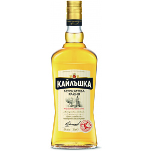 Flasche Kaylashka Muskatova Rakia, bulgarische Muskat Trauben Schnaps mit 40 % Alkohol, 700 ml