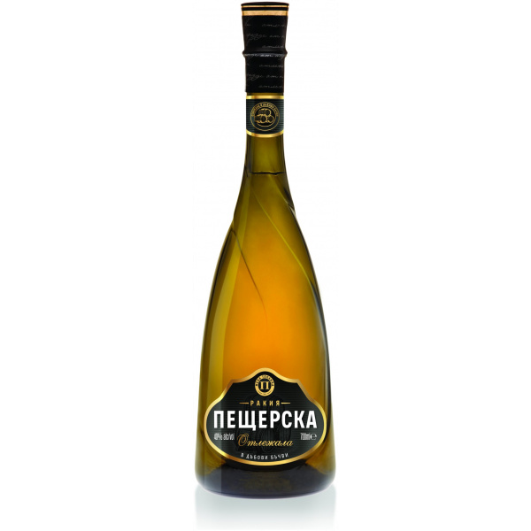 Flasche Peshterska Grozdova Otlejala Rakia, bulgarische Trauben Schnaps alt mit 40 % Alkohol, 700 ml
