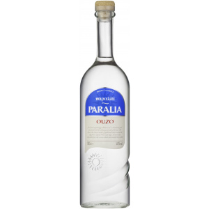 Flasche Ouzo Paralia, griechischer Anisgetränk 40 % Alkohol, 1000 ml