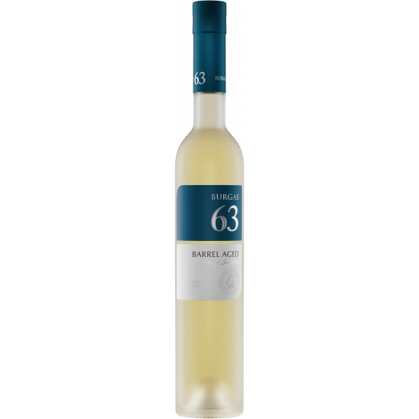 Flasche Burgas 63 Barrel Rakia, bulgarischer Barrel Aged Trauben Schnaps mit 40 % Alkohol, 500 ml