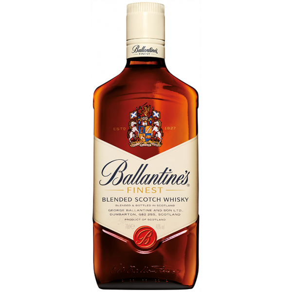 Ballantine's Finest Blended Scotch Whisky, 700 ml, originaler Scotch mit weichem Geschmack.