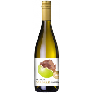 Flasche Bergule Viognier und Chardonnay, bulgarischer Weißwein von Villa Melnik