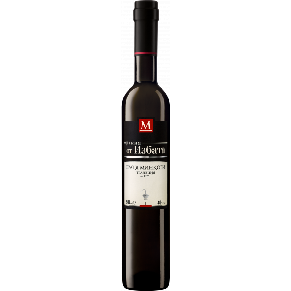 FlascheMinkov Brothers Rakiya, traditioneller bulgarischer Trauben Schnaps aged mit 40 % Alkohol, 500 ml