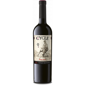 Flasche Cycle Pinot Noir, bulgarischer Rotwein