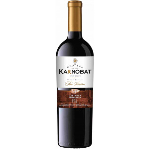 Flasche Chateau Karnobat Cabernet Sauvignon, bulgarischer Rotwein trocken