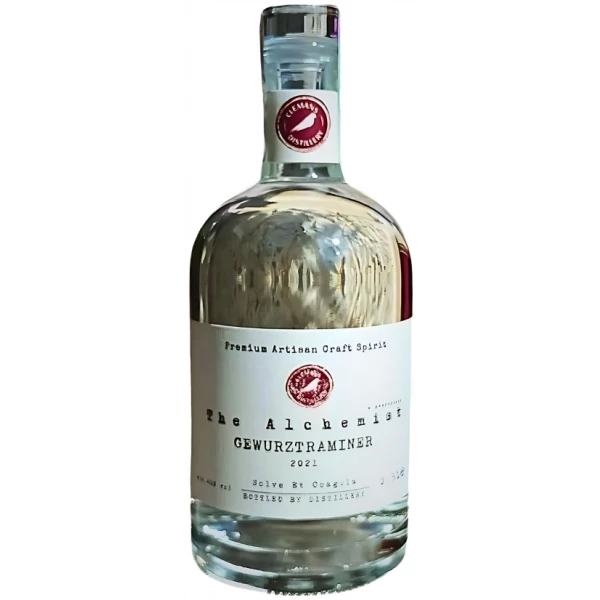 Flasche The Alchemist Gewürztraminer Rakia, bulgarischer Premium Artisan Craft Trauben Schnaps mit 40 % Alkohol, 500 ml