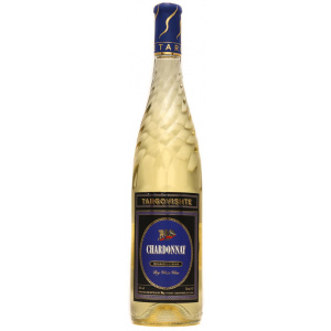 Flasche Targovischte Chardnonnay, bulgarischer Weißwein trocken
