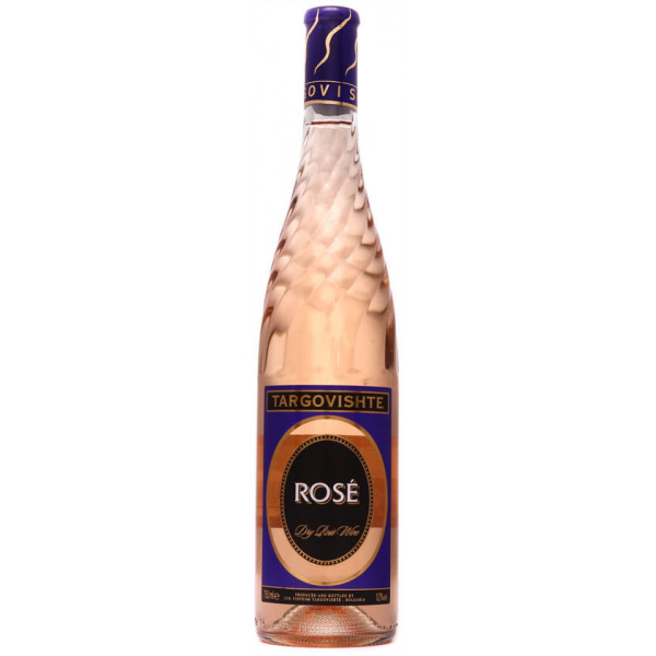 Flasche Targovischte Rose, bulgarischer Rosewein trocken