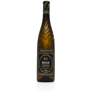 Flasche Targovischte Muscat Ottonel, bulgarischer Weißwein trocken