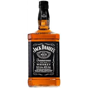 Große 3-Liter-Flasche des berühmten Jack Daniel's Old No. 7 Tennessee Whiskey, perfekt für Feiern und besondere Anlässe.