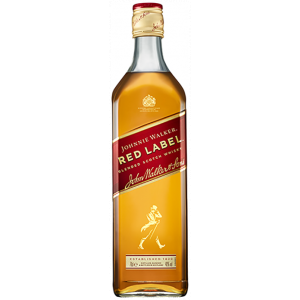 Johnnie Walker Red Label Blended Scotch Whisky Flasche 700ml - Vielseitiger Whisky für Cocktails und puren Genuss.
