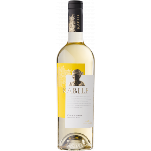 Flasche Kabile Chardonnay, bulgarischer trocken Weißwein