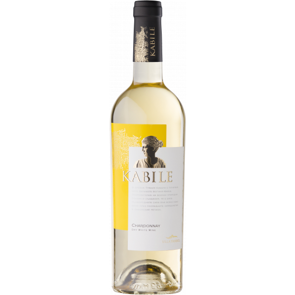 Flasche Kabile Chardonnay, bulgarischer trocken Weißwein