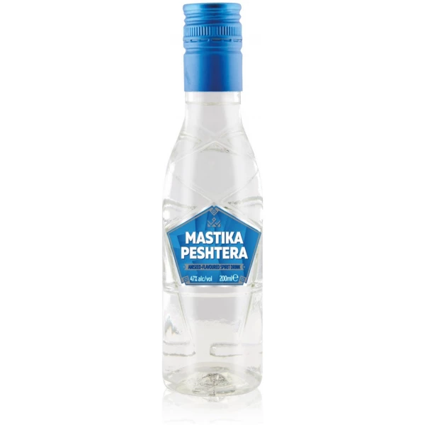 Flasche Mastika Peshtera, bulgarischer Anisgetränk 47 % Alkohol 200 ml
