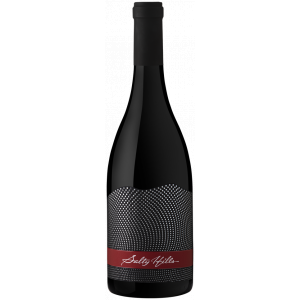 Flasche Salty Hills Cabernet Sauvignon & Merlot & Cabernet Franc & Syrah Rotwein – ein vollmundiger, harmonischer Rotwein mit edlem schwarzem Etikett, perfekt für besondere Anlässe.