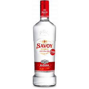 Flasche Vodka Savoy Ruzhena, bulgarischer Roggen Wodka 37,5 % Alkohol 700 ml