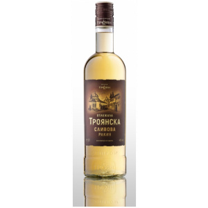 Flasche Troyanska Otlezhala Slivova Rakiya, bulgarischer Pflaumen Schnaps alt mit 40 % Alkohol, 700 ml