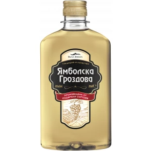 Flasche Yambolska, bulgarischer Spirituose mit 40 % Alkohol, 200 ml