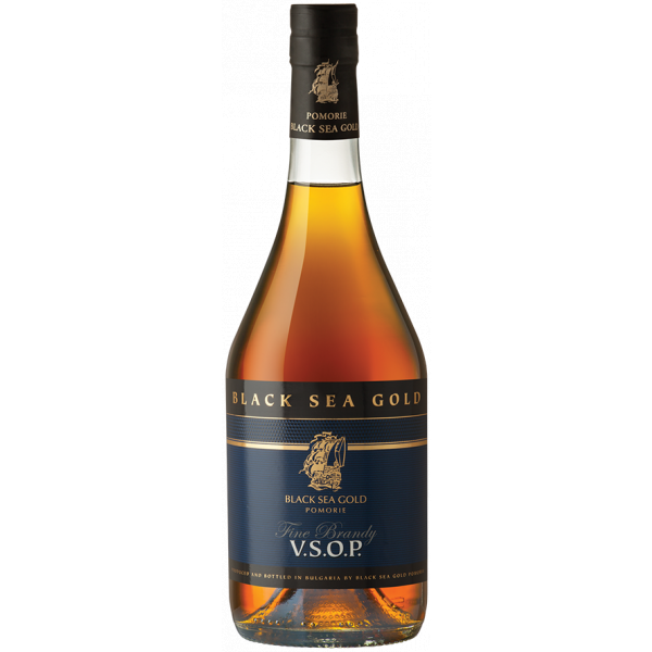 Flasche Black Sea Gold V.S.O.P. Brandy, bulgarischer Fine Brandy