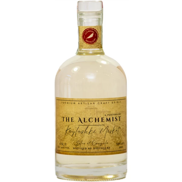 Flasche The Alchemist Kaylaski Misket Rakia, bulgarischer Premium Artisan Craft Trauben Schnaps mit 40 % Alkohol, 500 ml