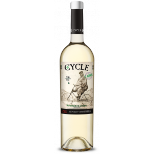 Flasche Cycle Savignon Blanc, bulgarischer Weißwein