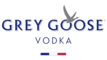 Grey Goose Vodka Logo, das die französische Premium-Vodka-Marke repräsentiert, bekannt für außergewöhnliche Qualität und Eleganz.