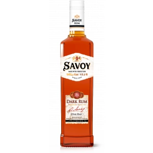 Savoy Dark Rum 0,7l Flasche – Premium karibischer Rum aus Zuckerrohr mit vollmundigem Geschmack, Vanille- und Schokoladennoten