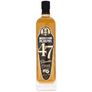 Flasche Isperih 47 Quitten Rakia – gereifter bulgarischer Quittenbrand, 3 Jahre in Strandzha-Eiche gereift, 0,7 L, 47 % vol.