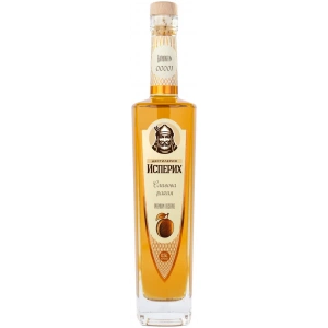 Flasche Isperih Premium Reserve Pflaumen Rakia – bulgarischer Pflaumenbrand, 3–5 Jahre in französischer Eiche gereift, 0,5 L, 43 % vol., limitierte Edition.